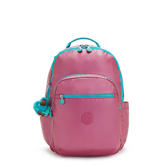 Sac Ordinateur Portable Kipling Seoul Large Metallic 15\
